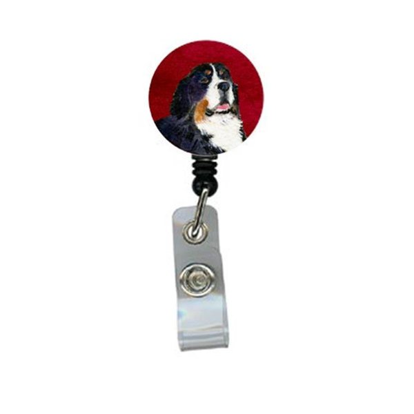 Teachers Aid Bernese Mountain Dog Retractable Badge Reel or ID Holder with Clip TE629014
